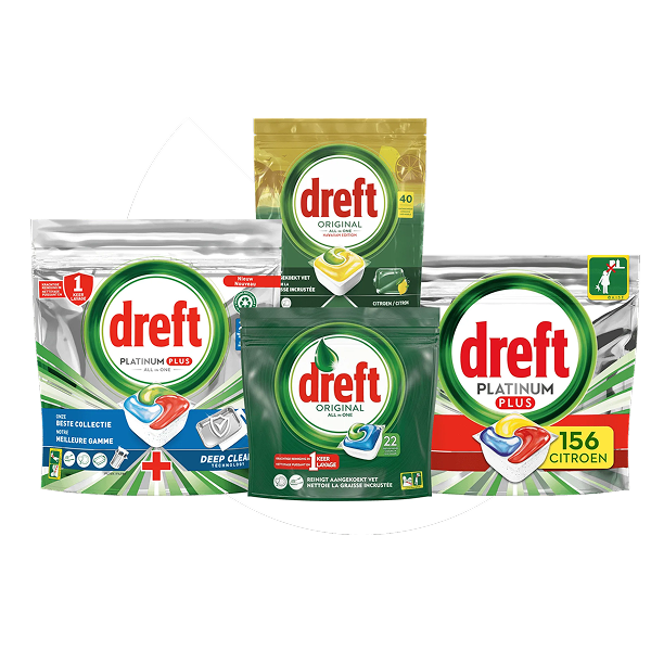 Dreft vaatwastabletten